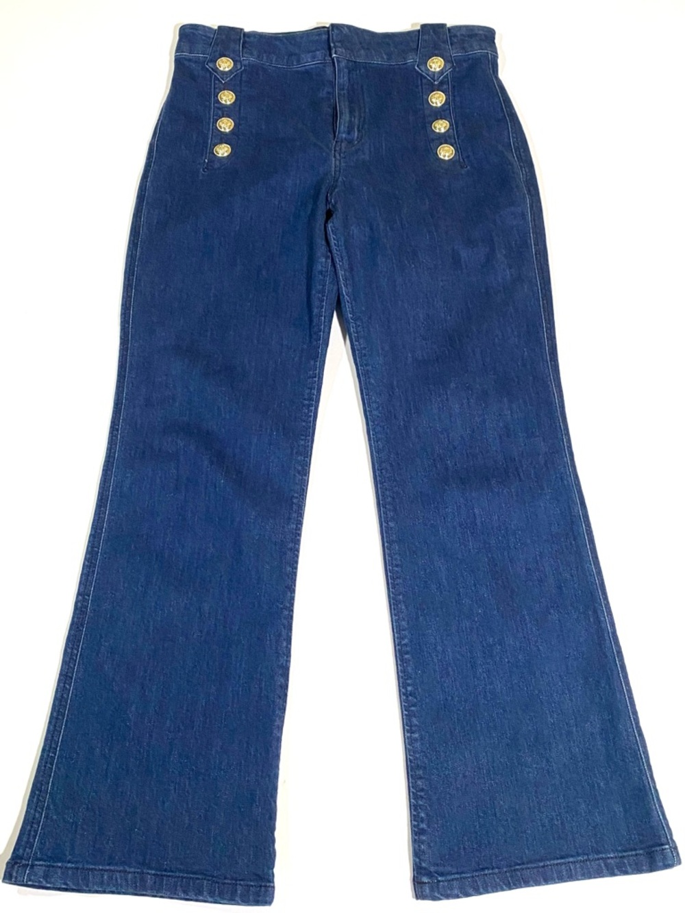 Derek Lam 10 Crosby Robertson  Crop Flare jeans in dark wash Denim Sz 29